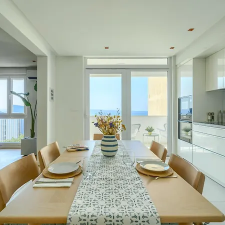 Lägenhet Mare Blue - Sea View Luxury *
